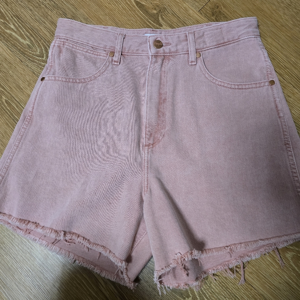 Pink Wrangler  Denim Shorts